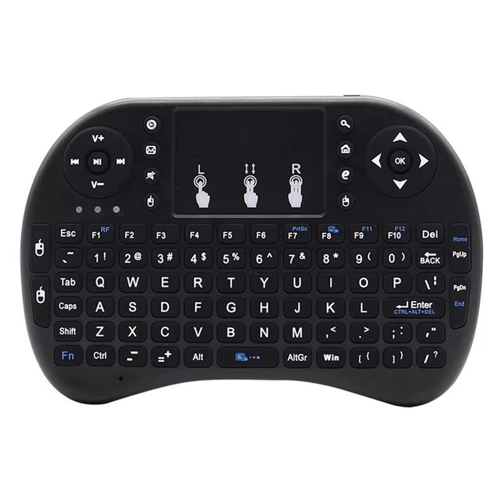 I8 Mini Wireless Keyboard With Touchpad 24GHz Handheld Remote For Android TV Box And PC 5