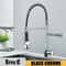 Pull Down Kitchen Sink Faucet Hot And Cold Mixer With Dual Spout And 360 Rotation 4