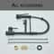 Pull Down Kitchen Sink Faucet Hot And Cold Mixer With Dual Spout And 360 Rotation 6