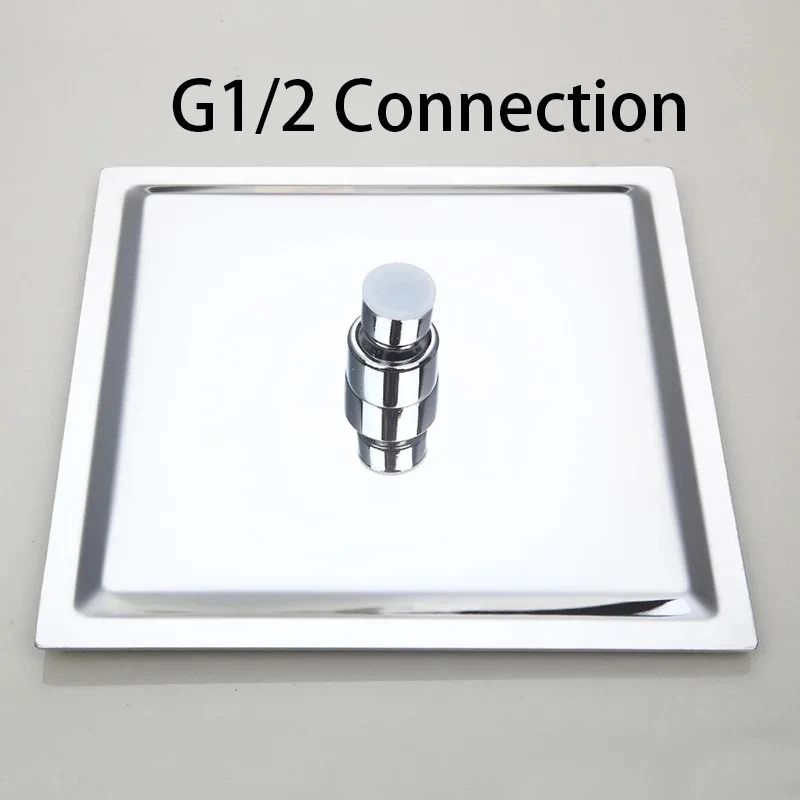 16 Inch Rainfall Shower Head Ultrathin Stainless Steel Luxury Bathroom Shower Upgrade 7