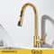 Pull Out Kitchen Faucet 360 Rotation Single Lever Hot And Cold Sink Mixer Tap 3