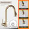Pull Out Kitchen Faucet Silver Single Handle Swivel Sprayer Sink Water Mixer Tap 3