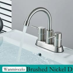 wanmivezlo basin faucet brass double handle hot and cold water wash basin tap