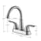 Wanmivezlo Basin Faucet Brass Double Handle Hot And Cold Water Wash Basin Tap 6
