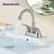 Wanmivezlo Basin Faucet Brass Double Handle Hot And Cold Water Wash Basin Tap 7