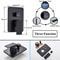 Matte Black Rainfall Shower Set Wall Mounted Bathroom Shower Faucet With LED Shower Head Mixer Tap 1