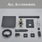 Matte Black Rainfall Shower Set Wall Mounted Bathroom Shower Faucet With LED Shower Head Mixer Tap 1