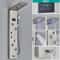 LED Shower Panel System Rainfall Bathroom Shower Faucet Set With Temperature Display And Massage Sp 7