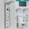 LED Shower Panel System Rainfall Bathroom Shower Faucet Set With Temperature Display And Massage Sp 5