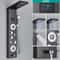 LED Shower Panel System Rainfall Bathroom Shower Faucet Set With Temperature Display And Massage Sp 6