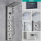 LED Shower Panel System Rainfall Bathroom Shower Faucet Set With Temperature Display And Massage Sp 2