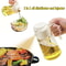 2in1 500ml Oil Sprayer Bottle Spray And Pour Cooking Oil Dispenser For Kitchen BBQ Baking 19