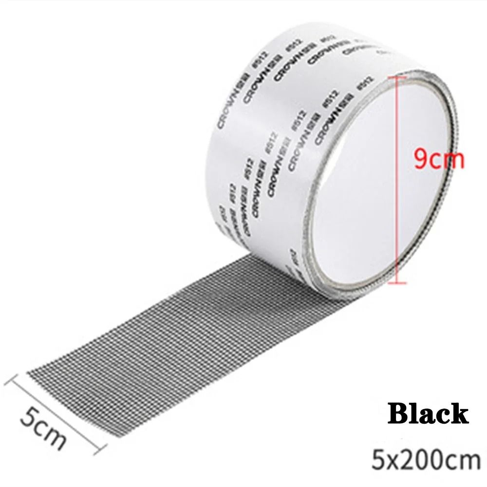Waterproof Window Screen Repair Tape Self Adhesive Mesh Patch For Quick Bug Protection 2