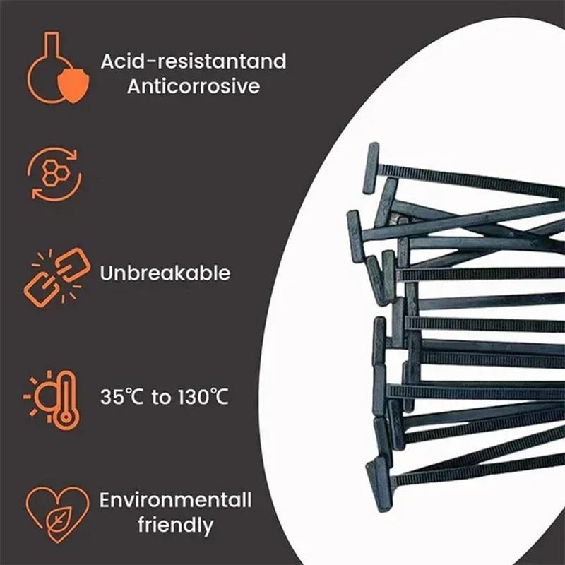 Nylon Cable Tie Mount Buckle With Nail Fixed Clip For Car Fender Lining And Outdoor Gear 13
