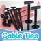 Nylon Cable Tie Mount Buckle With Nail Fixed Clip For Car Fender Lining And Outdoor Gear 0