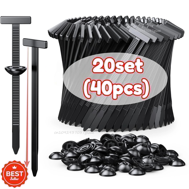 Nylon Cable Tie Mount Buckle With Nail Fixed Clip For Car Fender Lining And Outdoor Gear 3