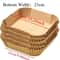 Disposable Air Fryer Paper Liners Nonstick Baking Paper Mats Square Or Round Oil Absorbing Cooking 2