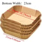 Disposable Air Fryer Paper Liners Nonstick Baking Paper Mats Square Or Round Oil Absorbing Cooking 2