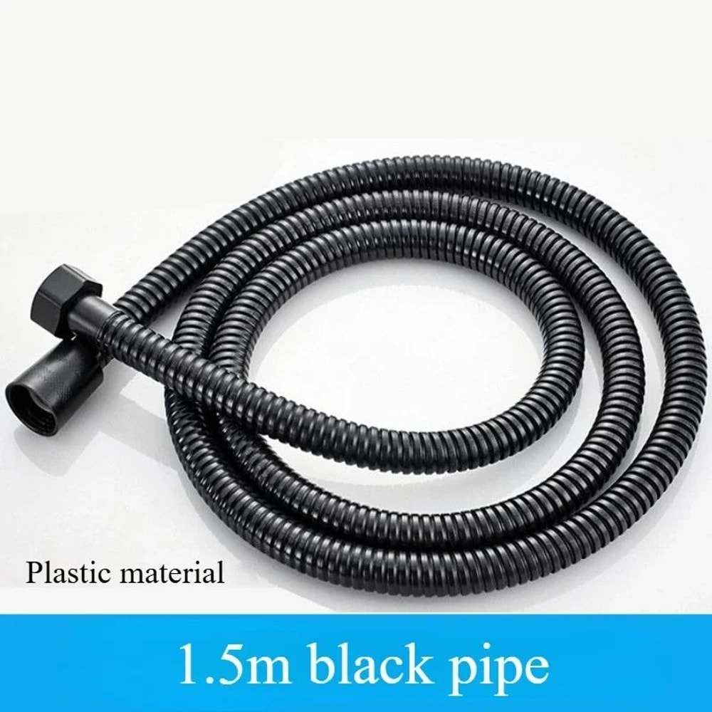 Black High Pressure Shower Head 5 Mode Adjustable Water Saving Massage Shower Head 4