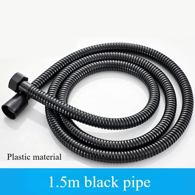 Black High Pressure Shower Head 5 Mode Adjustable Water Saving Massage Shower Head 4