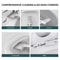 Wall Mounted Silicone Toilet Brush Soft Bristle No Dead Corner Bathroom Cleaning Brush Set 11