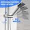 Universal Adjustable Shower Head Holder For 18 To 25mm Shower Rail 7