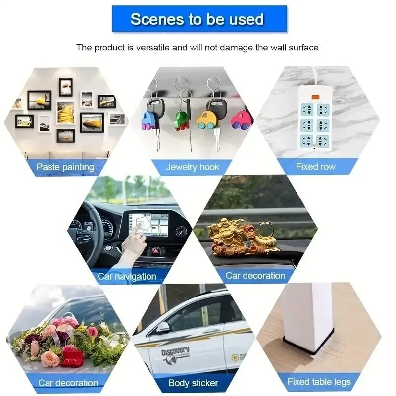 Transparent Double Sided Nano Tape Waterproof Reusable Mounting Tape Roll 1