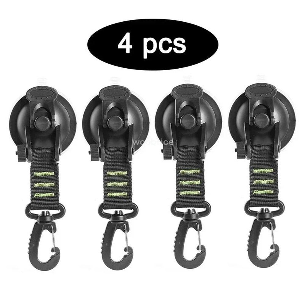 Powerful Tent Suction Cups Car Awning Suction Anchors Camping Tarp Tie Down Hooks 12