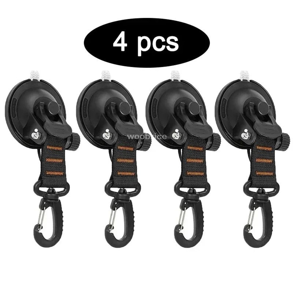 Powerful Tent Suction Cups Car Awning Suction Anchors Camping Tarp Tie Down Hooks 13