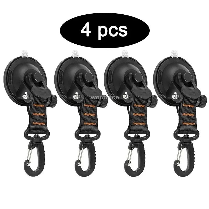 Powerful Tent Suction Cups Car Awning Suction Anchors Camping Tarp Tie Down Hooks 13
