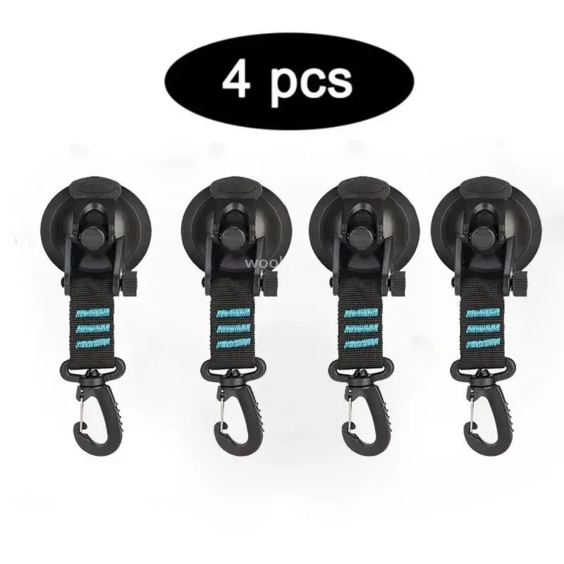 Powerful Tent Suction Cups Car Awning Suction Anchors Camping Tarp Tie Down Hooks 14