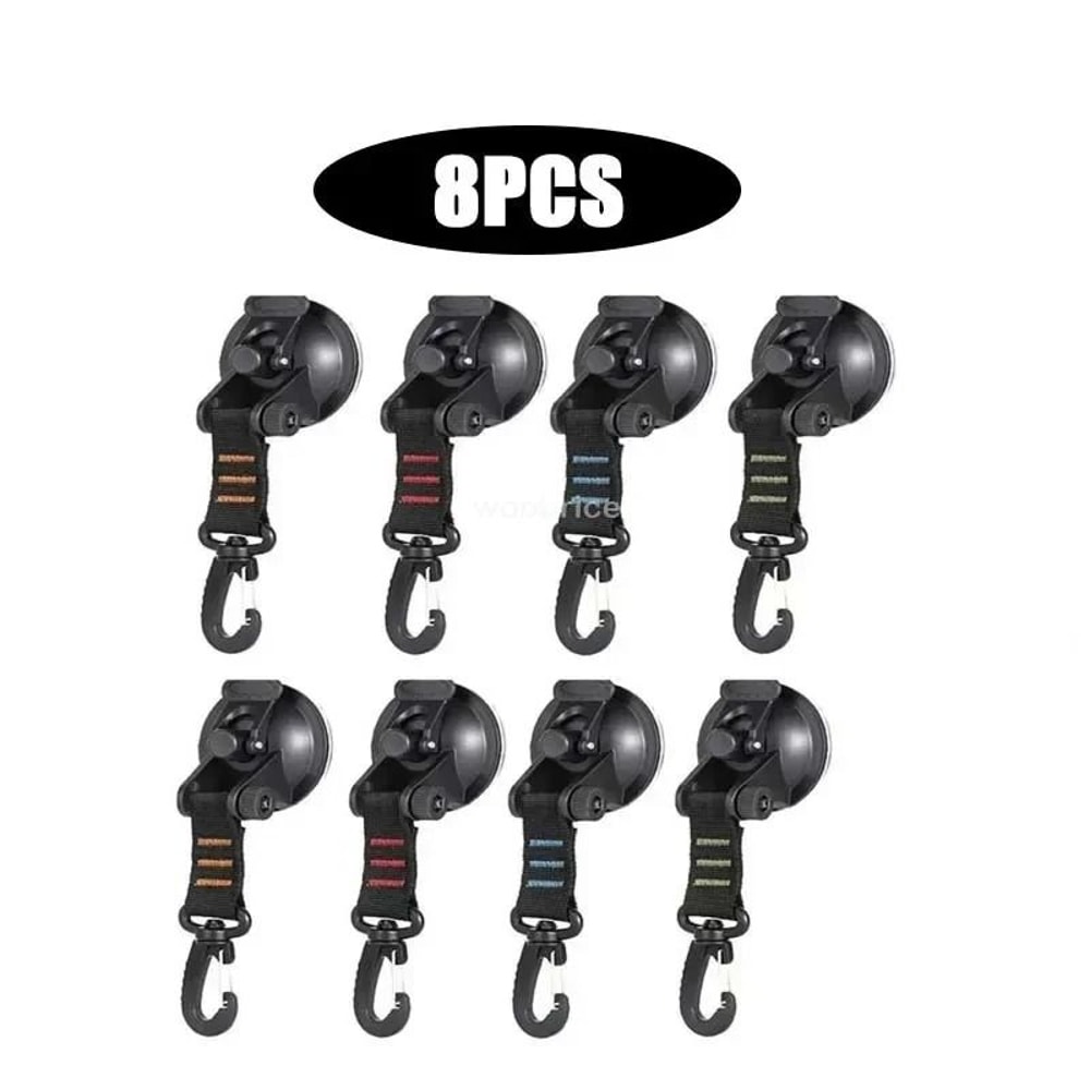 Powerful Tent Suction Cups Car Awning Suction Anchors Camping Tarp Tie Down Hooks 18