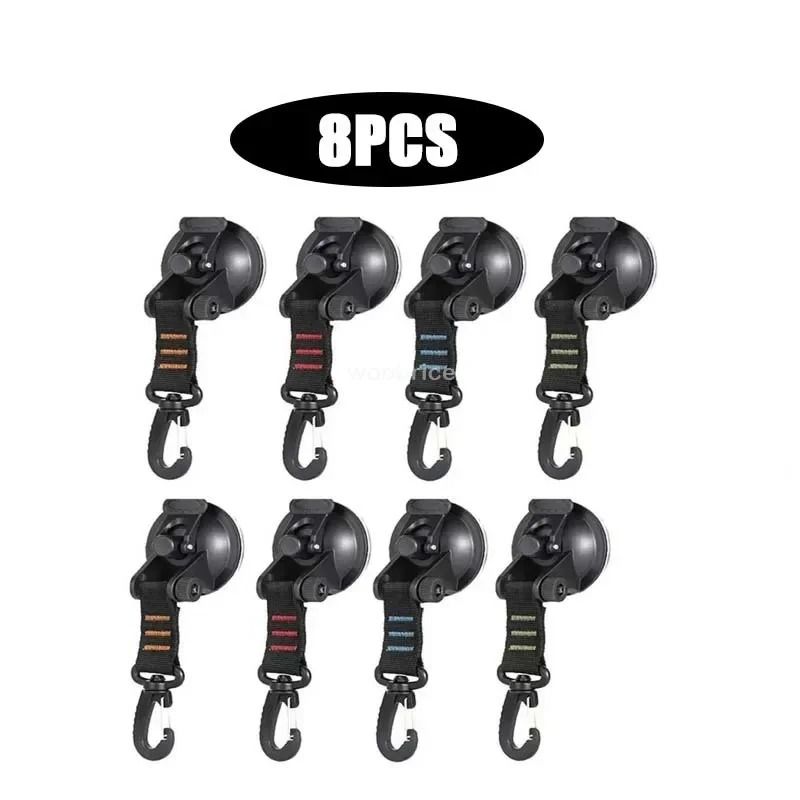 Powerful Tent Suction Cups Car Awning Suction Anchors Camping Tarp Tie Down Hooks 18