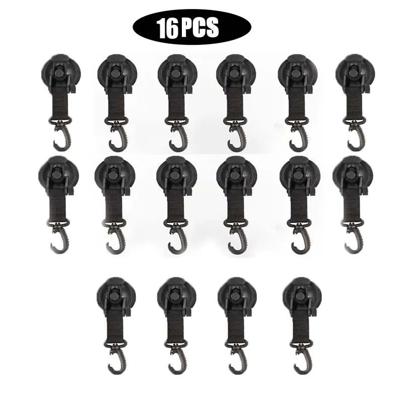 Powerful Tent Suction Cups Car Awning Suction Anchors Camping Tarp Tie Down Hooks 23