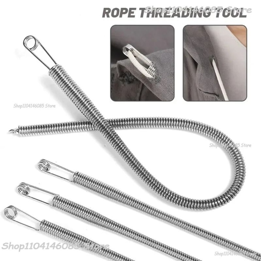 Bendable Drawstring Threader Clip Rope Threading Tool For Sewing And DIY Repairs 5