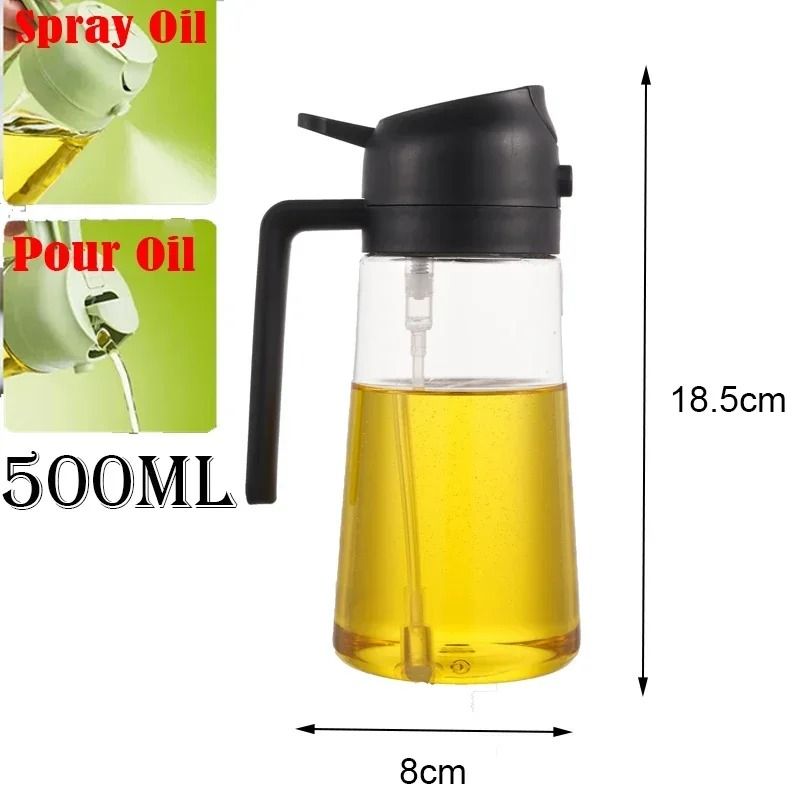 Oil Spray Bottle Air Fryer Oil Sprayer Olive Oil Dispenser For Cooking And BBQ 8