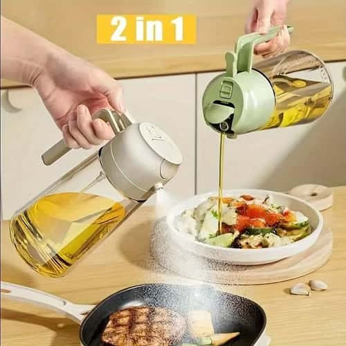 Oil Spray Bottle Air Fryer Oil Sprayer Olive Oil Dispenser for Cooking and BBQ
