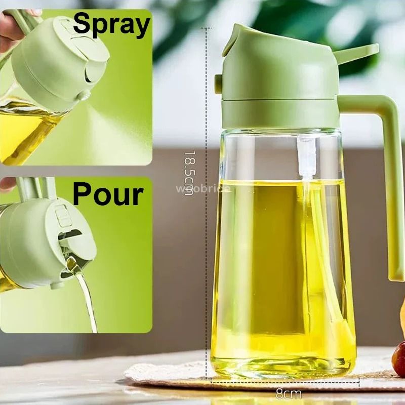 Oil Spray Bottle Air Fryer Oil Sprayer Olive Oil Dispenser For Cooking And BBQ 17