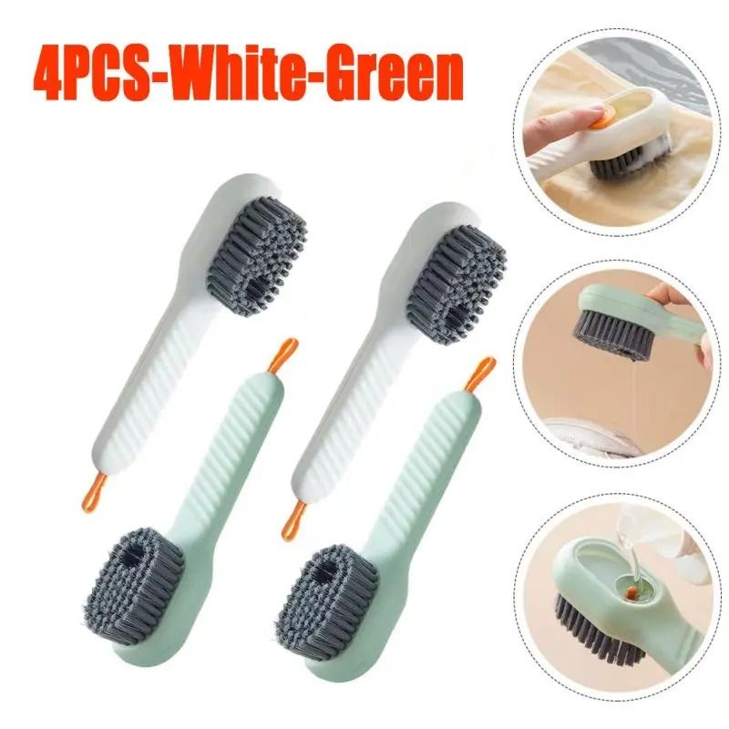 Multi Function Shoe Cleaning Brush Soft Bristle Hand Pressure Spot Scrub Brush 7
