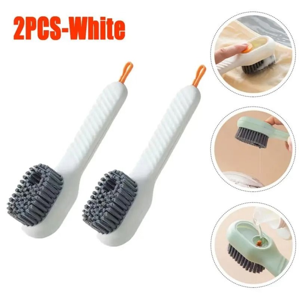 Multi Function Shoe Cleaning Brush Soft Bristle Hand Pressure Spot Scrub Brush 3