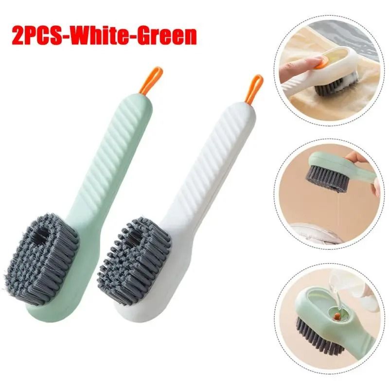 Multi Function Shoe Cleaning Brush Soft Bristle Hand Pressure Spot Scrub Brush 4
