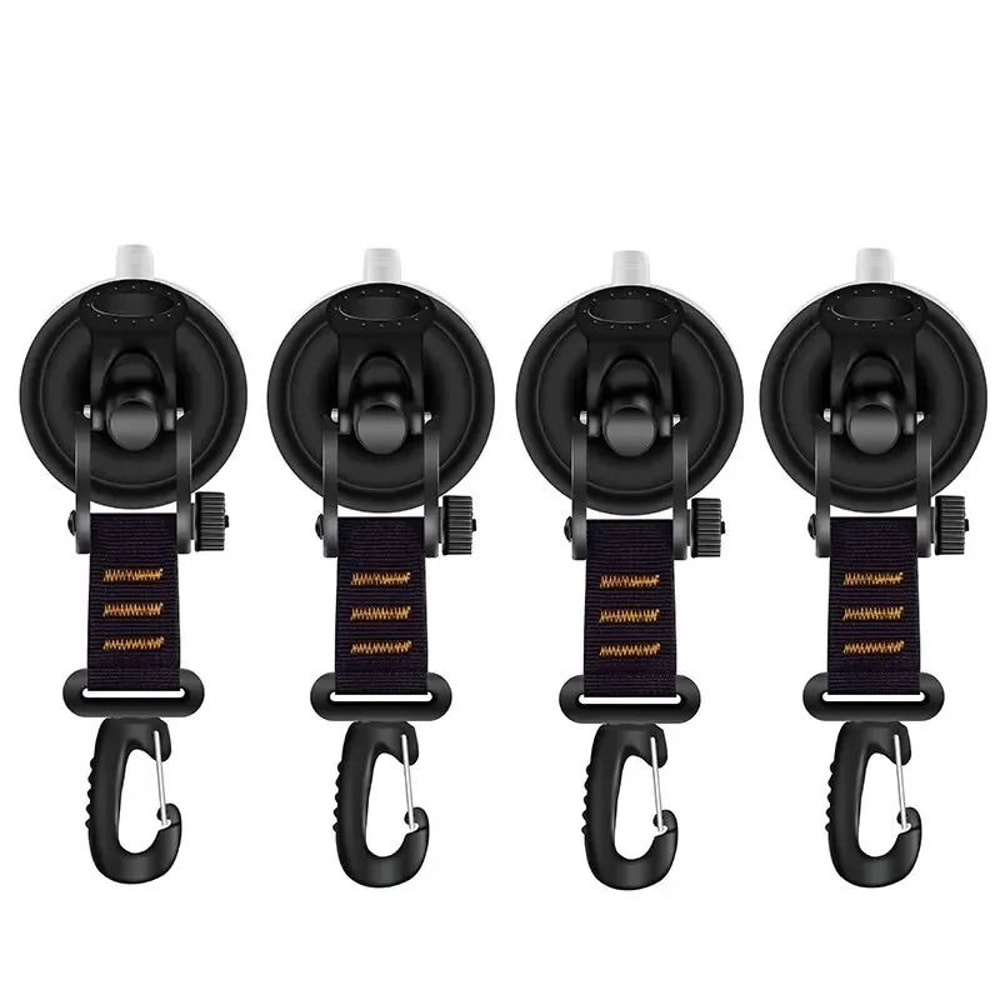 Suction Cup Anchor Hooks Car Awning Suction Anchors Camping Tarp Tie Down Set 12