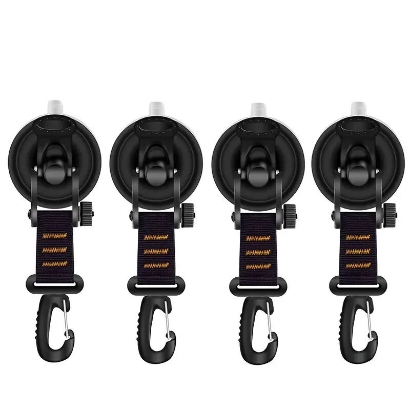 Suction Cup Anchor Hooks Car Awning Suction Anchors Camping Tarp Tie Down Set 12
