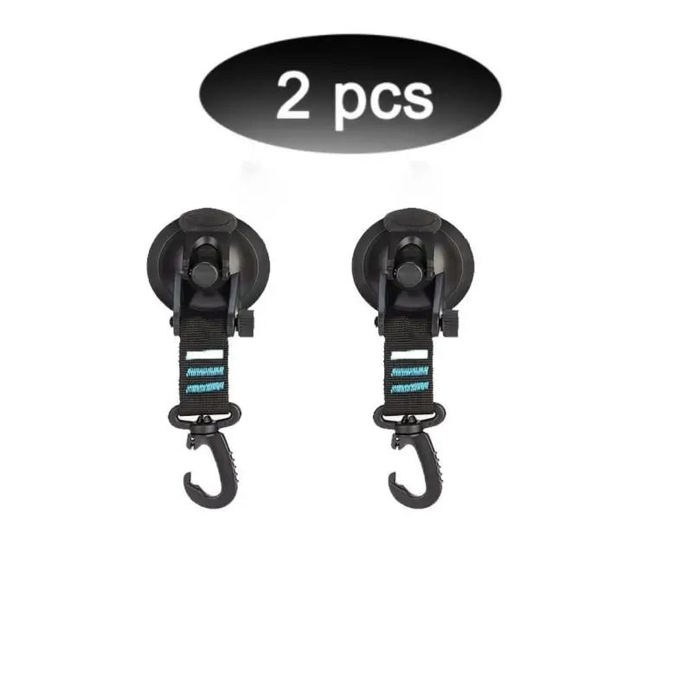 Suction Cup Anchor Hooks Car Awning Suction Anchors Camping Tarp Tie Down Set 6