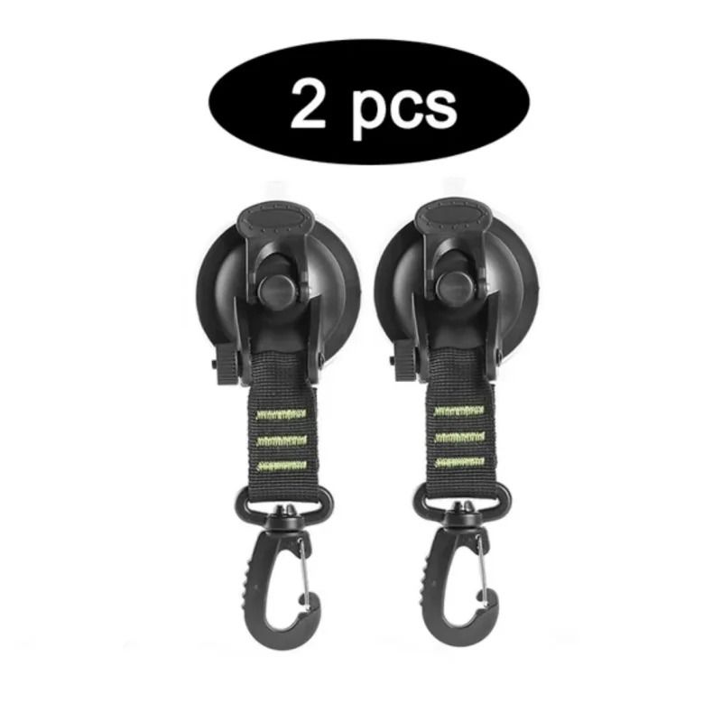 Suction Cup Anchor Hooks Car Awning Suction Anchors Camping Tarp Tie Down Set 7