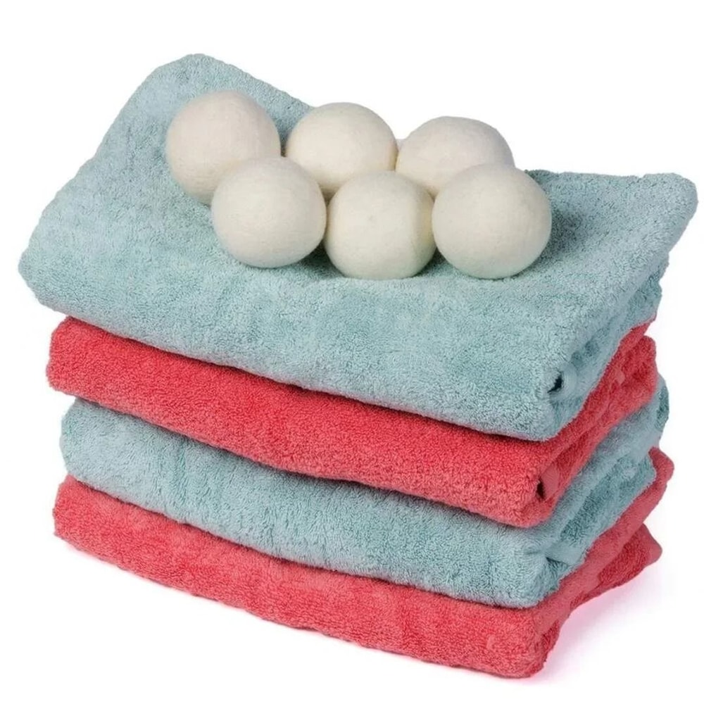 Wool Dryer Balls Reusable Laundry Softener Balls 5cm Dryer Ball Set 0