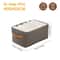 Clothes Storage Bag Foldable Storage Organizer Portable Wardrobe Organizer Box 10