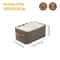 Clothes Storage Bag Foldable Storage Organizer Portable Wardrobe Organizer Box 6