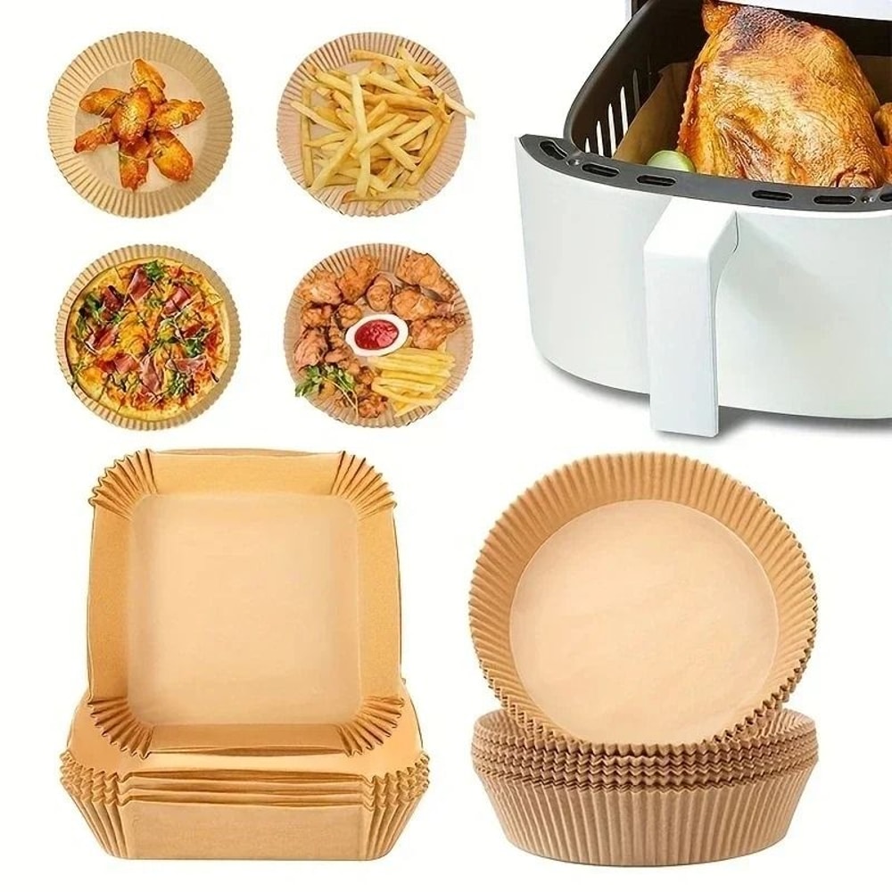 Air Fryer Disposable Liners Air Fryer Parchment Paper Baking Paper Set Of 50 0