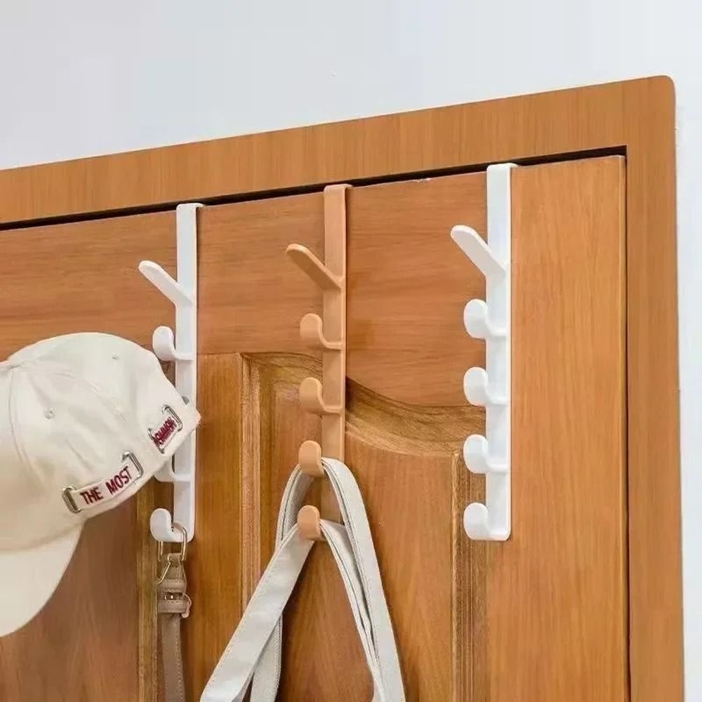 Behind The Door Hook Rack Over The Door Hooks Bag Hanger Organizer For Dorm Room 7